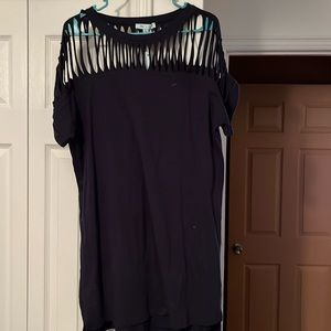 Navy women’s t-shirt dress